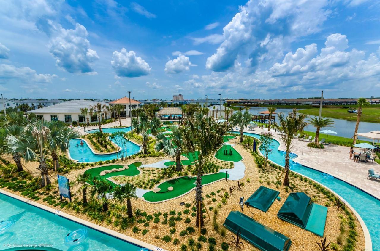 Stunning Lakeview Townhome W Private Pool Kissimmee Luaran gambar